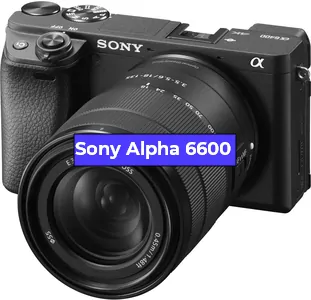 Ремонт фотоаппарата Sony Alpha 6600 в Перми